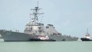 Chief of Naval Operations addresses USS John S. McCain search and rescue