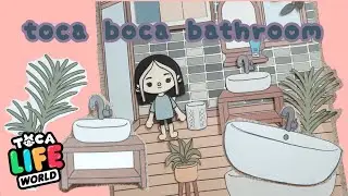 Toca Boca Bathroom quiet book / papercraft diy / paper doll and Bathroom