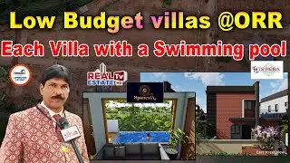 Low Budget Villas near Outer Ring Road Exit 10 || Hyderabad Duplex villas || Real Estate Tv HD