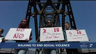 Center for Women and Families host a walk to end sexual assault