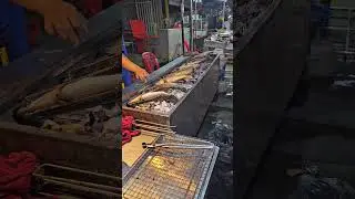 Grilled fish , Street food in phnom penh Cambodia | Loem voleak official #food #cambodiafood
