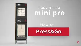 How to use automatic cooking, Press&Go, in the Convotherm mini pro combi oven?