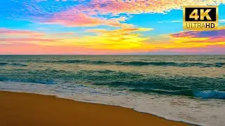 🌊 Расслабляющие Океанские Волны в 4K: Успокаивающие Звуки для Релаксации и Сна | ASMR Звуки Океана