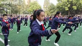 Students of Yuelianghu Primary School have been practicing #TaiChi for two years