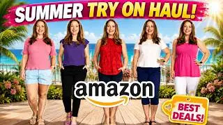 AMAZON SUMMER FASHION TRY ON | FASHION OVER 40 | AMAZON MUST HAVES | AMAZON 2022