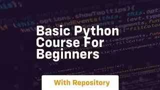 basic python course for beginners