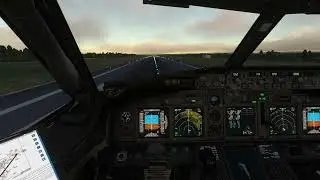 Manchester Landing ILS 05R  PMDG 737-800