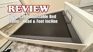 LUCID L300 Adjustable Queen Bed Frame Review 2025