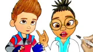 Watch Paw Patrol Movie| Scientist Yellps Ryder Rescue Adventure City | How To Draw Ryder Paw Patrol