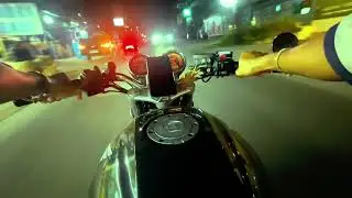Night Ride w/ CB 400 + Quick Shifter