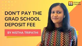 How to get extensions on university tuition deposit fee deadlines | Study Abroad | Nistha Tripathi
