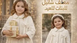 خياطة لبس العيد للبنات بكل سهولة مع طريقة تركيب التبطين و الكول