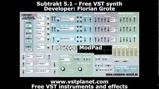 Subtrakt 5.1 - Free VST synth - vstplanet.com