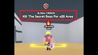 Secret Boss Location (Level Solo) - in Anime Evolution Simulator