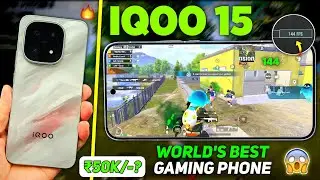 IQOO 15 - BGMI Test, PUBG Test (144 FPS Gaming Beast!😱) Gaming Review Explained 