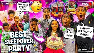 WE HAD THE BEST SPRING BREAK SLEEPOVER PARTY EVER😱 & CELEBRATED PARIS 12TH BIRTHDAY!!🥳🎂