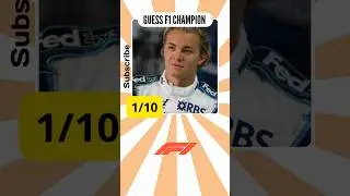 Guess the Formula 1 Champion 🏆| F1 QUIZ