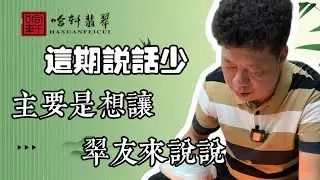 這期說話少，主要是想讓翠友來說說|#哈軒翡翠大餅| #翡翠直播#緬甸翡翠#天然翡翠#玉雕設計#哈軒翡翠大餅直播間#玉石珠宝#翡翠挂件