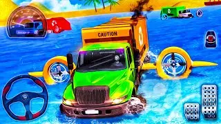 Cargo Truck Heavy Simulator 2022 - Garbage Truck Water Surfing 3D - Best Android GamePlay