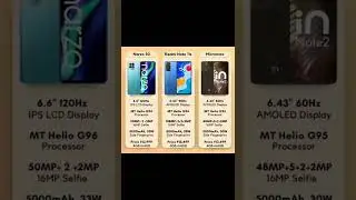 Realme Narzo 50 Vs Redmi Note 11S Vs Micromax In Note 2 🔥🔥