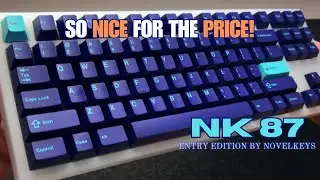 NK87 Entry Edition by NovelKeys (Gateron Oil Kings) | ASMR Typing Test
