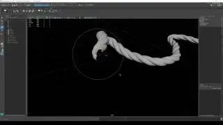 Using Curves to Create a Rope-like Mesh in Maya LT (No Audio)