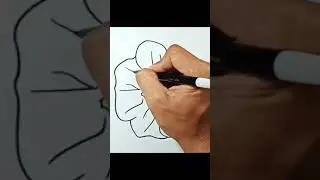 How to draw Scrunchie #shorts