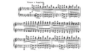 Sergei Taneyev - Scherzo in E-flat minor (audio + sheet music)
