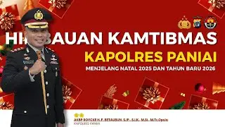 HIMBAUAN KAMTIBMAS KAPOLRES PANIAI POLDA PAPUA TENGAH MENJELANG NATAL 2025 DAN TAHUN BARU 2026