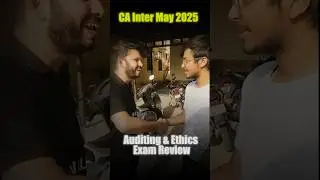 CA Inter Audit Exam Review May 2025!🔥 #PW #CA #CAInter