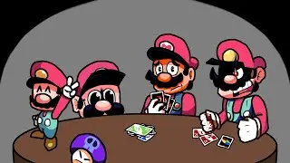 Uno with the Mario's (Mario's Madness animation)
