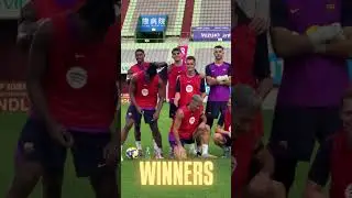 Red team!!❤️💜#shorts #barcelona #barca #kobe ,#japan #preseason #training #winner #vamos