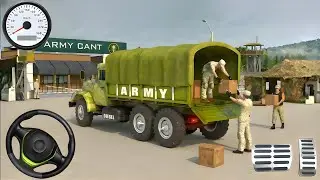 🚛 US Army Truck Cargo Transport 3D &ndash; Offroad Military Driving Simulator 2025 | Android Gameplay