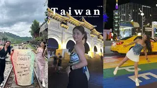 My first trip to Taiwan 🇹🇼 Chiang Kai-shek Memorial Hall + Shifen Old Street + Waterfall 🏮🥟✨