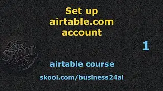 Set Up your airtable.com account
