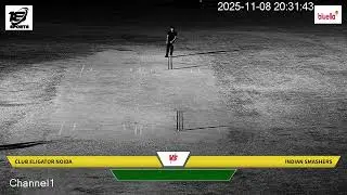 18 Sports Cricket Stadium-Leather Ball T20 Matches: Club Eligator Noida Vs Indian Smashers