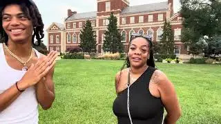 LaDrew Stewart move-in day at Howard University