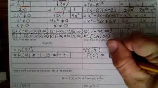 4 26 19 Friday Composition of Functions