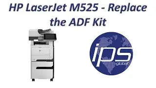 HP LaserJet M525 - Replace the ADF(Automatic Document Feeder) Kit