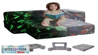 VEVOR Kids Play Couch: Toddler Sofa Bed with Removable Cover