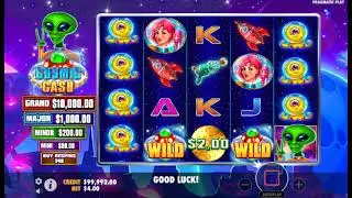 Demo gameplay of Cosmic Cash by Wild Streak Gaming