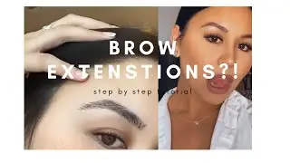 BROW EXTENSIONS?!? || KC Republic