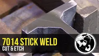 7014 Stick Welding Multi Pass T Joint practice