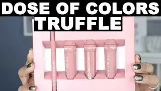 DOSE OF COLORS TRUFFLE LIPSTICK SWATCHES | PuckerUpBabe