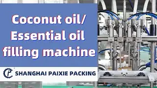 Coconut oil / essential oil filling capping machine