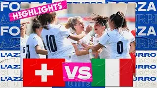 Highlights: Svizzera-Italia 1-3 - Under 19 femminile (12 aprile 2022)