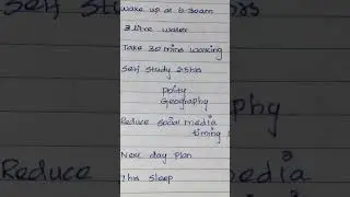 daily schedule #life #motivation #motivational shorts