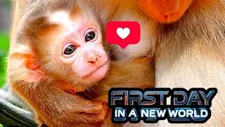 So Curious & So Cute 🐵| LAUY&rsquo;s Second Newborn Baby Discovers Life in the SOVANNA Team