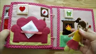 Quiet Book Dollhouse - Casinha de Boneca