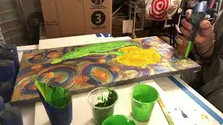 Hojo Its hojo FlowCups Flowism Quadrillism Dip painting AAAAE part Two #video#painting